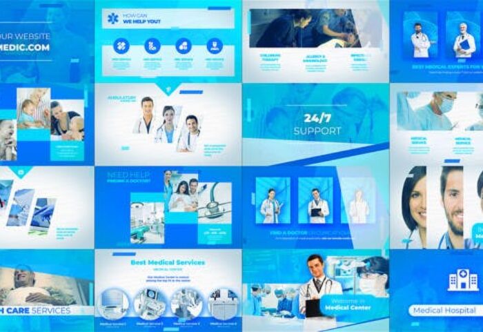 دانلود پروژه آماده افترافکت با موزیک : معرفی بیمارستان Medical