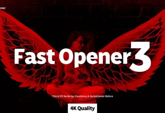 دانلود پروژه آماده حرفه ای افترافکت : تیتراژ فیلم Fast Opener 03