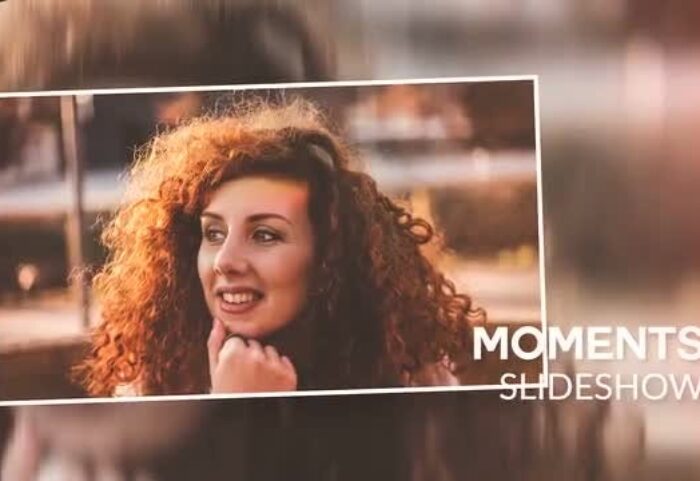 دانلود پروژه آماده پریمیر با موزیک اسلایدشو motionarray Moments Slideshow