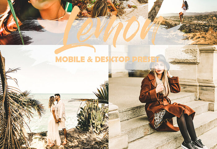 دانلود 5 پریست لایت روم دسکتاپ و موبایل : Lemon Mobile and Desktop Lightroom Presets