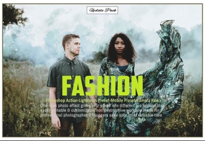 دانلود مجموعه پریست لایتروم : Pro Fashion PACK Photoshop Action Lightroom Preset
