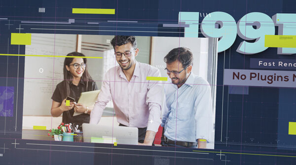 دانلود پروژه آماده افترافکت با موزیک : معرفی شرکت Harmony Timeline Corporate Slideshow