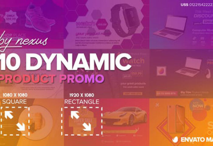 دانلود پروژه آماده افترافکت با موزیک : معرفی و تبلیغ محصولات Dynamic Product Promo
