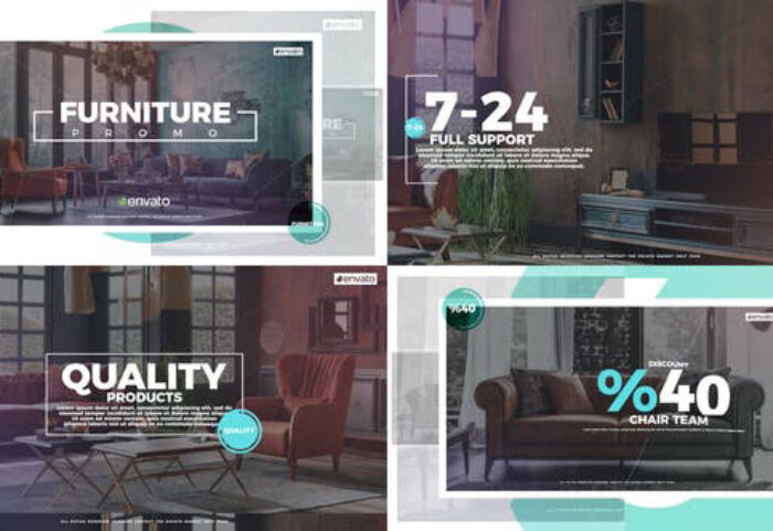 دانلود پروژه آماده افترافکت با موزیک : تیزر تبلیغاتی Furniture Style Promo