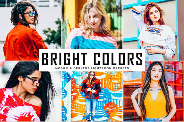 دانلود پریست لایت روم و Camera Raw و اکشن: Bright Colors Lightroom Presets