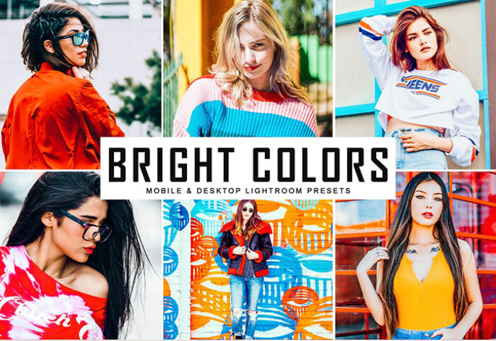 دانلود پریست لایت روم و Camera Raw و اکشن: Bright Colors Lightroom Presets