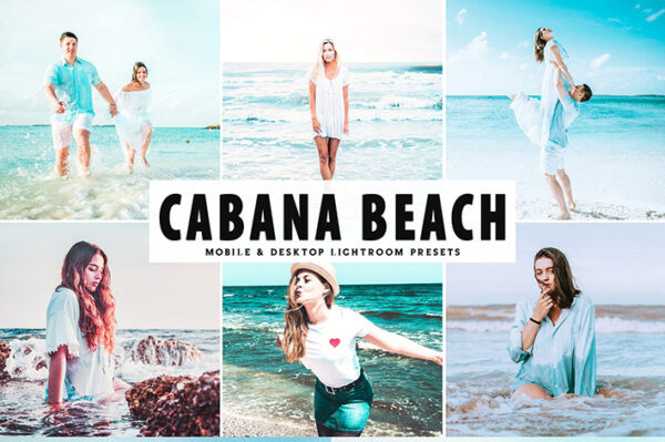 دانلود پریست لایت روم و Camera Raw و اکشن: Cabana Beach Lightroom Presets
