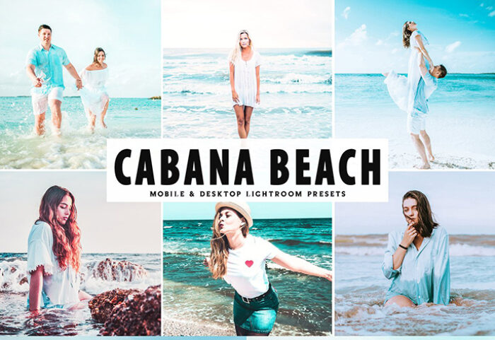دانلود پریست لایت روم و Camera Raw و اکشن: Cabana Beach Lightroom Presets
