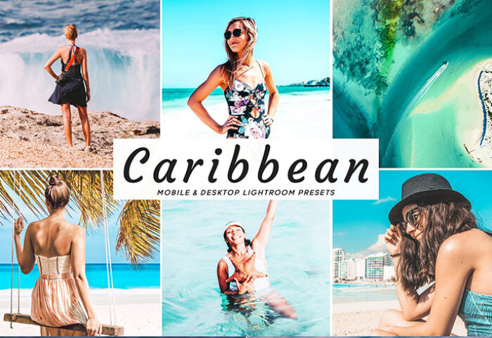 دانلود پریست لایت روم و Camera Raw و اکشن: Caribbean Lightroom Preset Pack