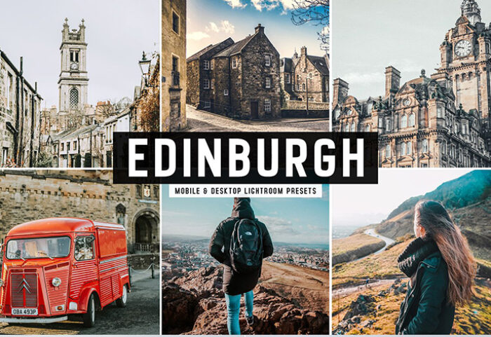 دانلود پریست لایت روم و Camera Raw و اکشن: Edinburgh Pro Lightroom Presets