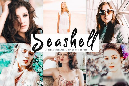 دانلود پریست لایت روم و Camera Raw و اکشن: Seashell Mobile Desktop Lightroom Presets دانلود پریست لایت روم و Camera Raw و اکشن: Seashell Mobile Desktop Lightroom Presets
