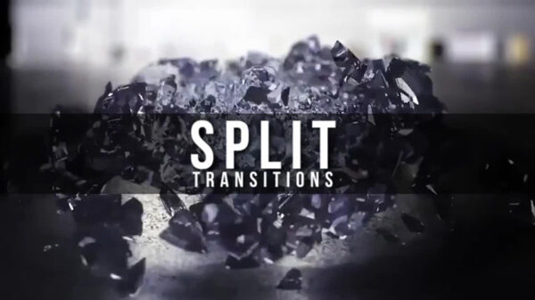 دانلود پکیج ترنزیشن حرفه ای پریمیر : motionarray Split Transitions Premiere Pro