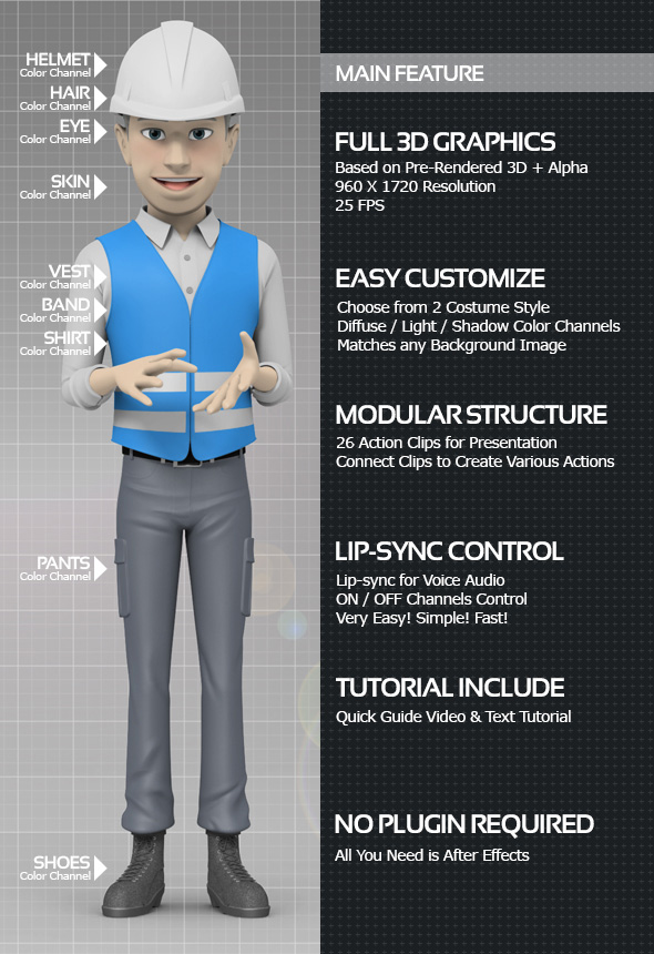 دانلود پروژه آماده افترافکت ساخت تیزر : معرفی خدمات Presentation With Kyle Worker Style دانلود پروژه آماده افترافکت ساخت تیزر : معرفی خدمات Presentation With Kyle Worker Style