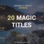 دانلود 20 تایتل آماده پریمیر مدرن : Essential Minimal Simple Titles Pack for Premiere Pro