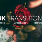 دانلود مجموعه 10 ترنزیشن افترافکت پاشیدن رنگ Ink Transitions