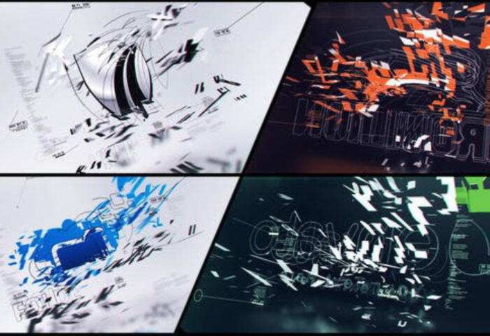 دانلود پروژه آماده افترافکت با موزیک لوگو Corporate Logo V20 Technology Company Ident