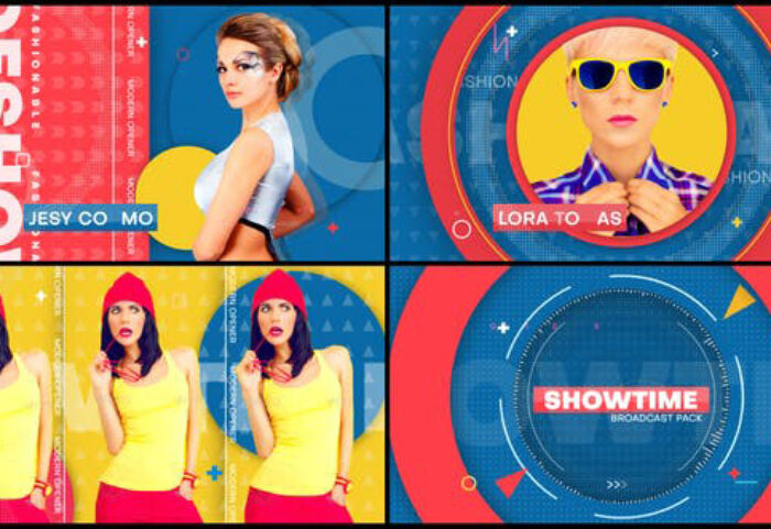 دانلود پروژه آماده افترافکت با موزیک وله و تیتراژ Showtime Fashion Broadcast