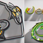 دانلود پروژه آماده افترافکت بسیار حرفه ای با موضوع وله لوگو بنام videohive Colorful Stroke Logo Intro
