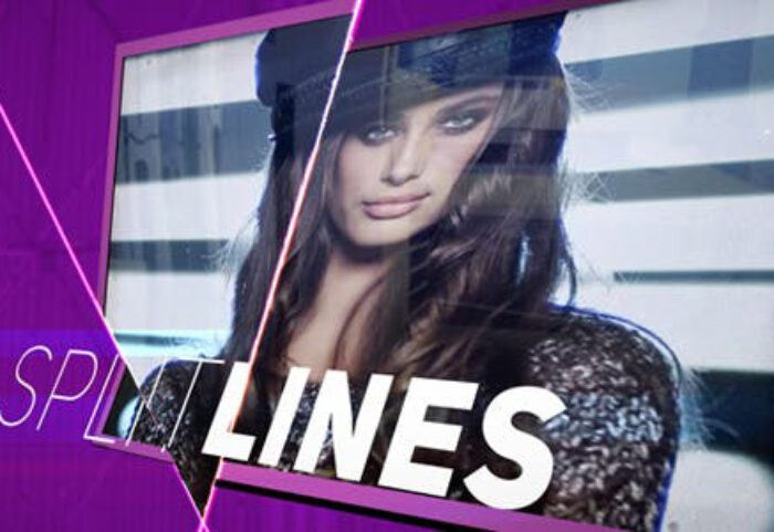 دانلود پروژه آماده افترافکت با موزیک : اسلایدشو Split Lines