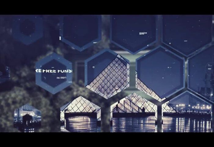 دانلود پروژه آماده پریمیر با موزیک اسلایدشو Futuristic Parallax Slideshow