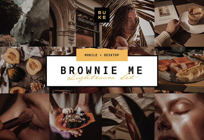 دانلود پریست رنگی لایت روم دسکتاپ و موبایل : Brownie Me Luxury Lightroom Preset