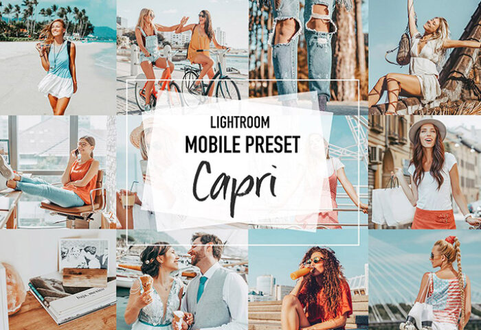 دانلود پریست رنگی لایت روم موبایل : CAPRI 4 Lightroom Mobile presets