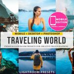 دانلود پریست رنگی لایت روم دسکتاپ و موبایل : Traveling lightroom presets