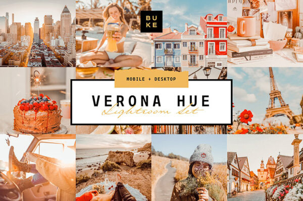 دانلود پریست رنگی لایت روم دسکتاپ و موبایل : Verona Hue Lightroom Preset