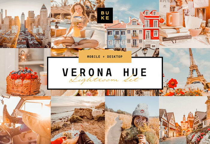 دانلود پریست رنگی لایت روم دسکتاپ و موبایل : Verona Hue Lightroom Preset