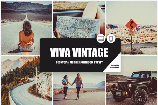 دانلود پریست رنگی لایت روم دسکتاپ و موبایل : Viva Vintage Lightroom Preset