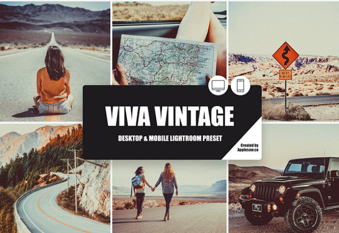 دانلود پریست رنگی لایت روم دسکتاپ و موبایل : Viva Vintage Lightroom Preset