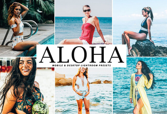دانلود پریست لایت روم و Camera Raw و اکشن: Aloha Mobile Desktop Lightroom Presets