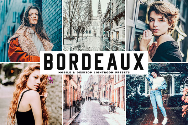 دانلود پریست لایت روم و Camera Raw و اکشن: Bordeaux Mobile Desktop Lightroom Presets