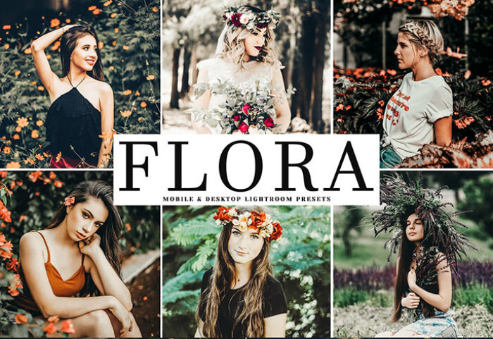 دانلود پریست لایت روم و Camera Raw و اکشن: Flora Lightroom Presets Pack
