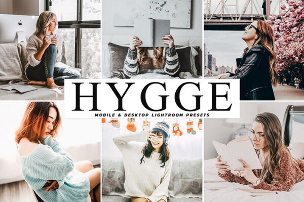 دانلود پریست لایت روم و Camera Raw و اکشن: Hygge Mobile Desktop Lightroom Presets