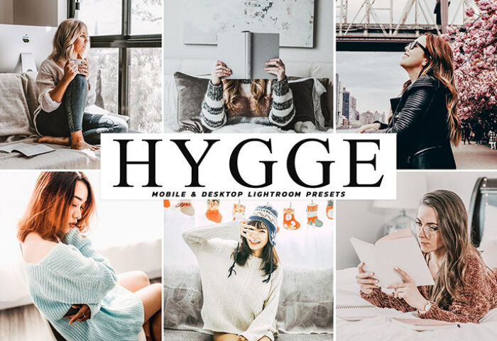 دانلود پریست لایت روم و Camera Raw و اکشن: Hygge Mobile Desktop Lightroom Presets