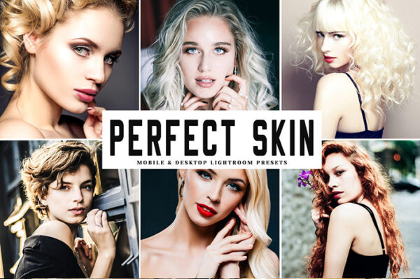 دانلود پریست لایت روم و Camera Raw و اکشن: Perfect Skin Lightroom Presets