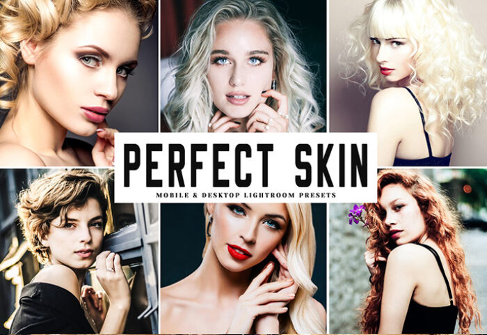 دانلود پریست لایت روم و Camera Raw و اکشن: Perfect Skin Lightroom Presets