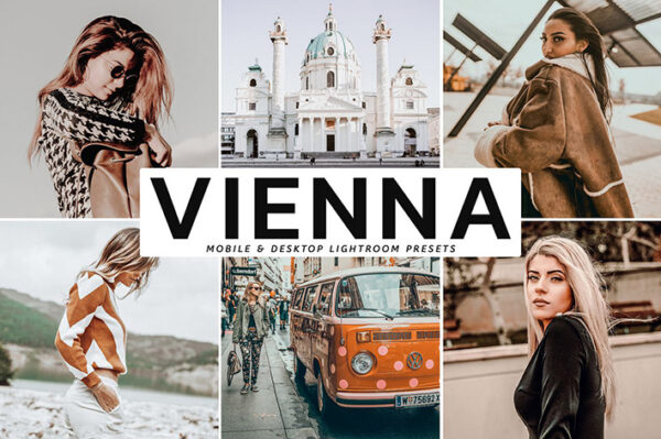 دانلود پریست لایت روم و Camera Raw و اکشن: Vienna Mobile Desktop Lightroom Presets