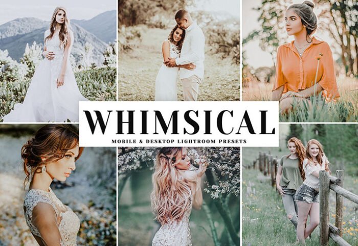دانلود پریست لایت روم و Camera Raw و اکشن: Whimsical Mobile Desktop Lightroom Presets
