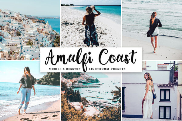 دانلود پریست لایتروم و Camera Raw و اکشن: Amalfi Coast Pro Lightroom Presets