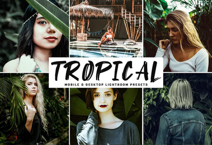 دانلود پریست لایتروم و Camera Raw و اکشن: Tropical Pro Lightroom Presets