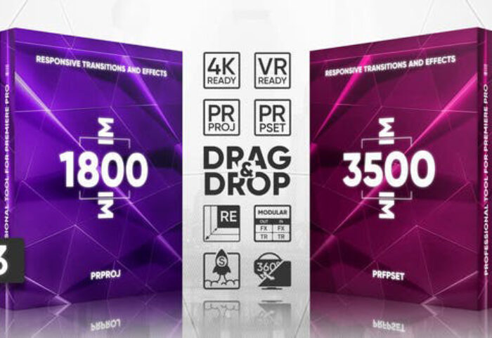 دانلود 5300 ترنزیشن و پریست فوق حرفه ای پریمیر : Transitions Presets Pack