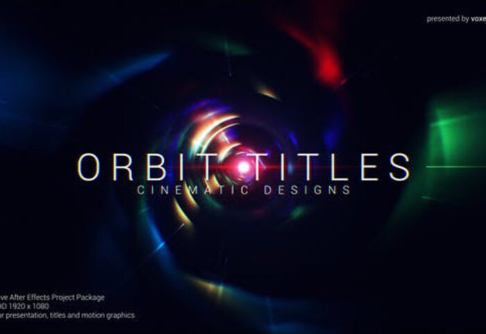 دانلود پروژه آماده تایتل افترافکت فوق حرفه ای Orbit Cinematic Titles