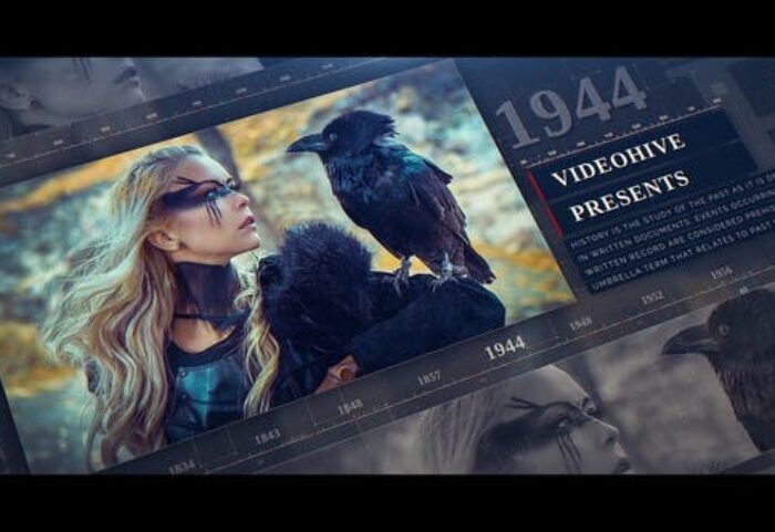 دانلود پروژه آماده پریمیر با آهنگ اسلایدشو Your Memory History In Numbers