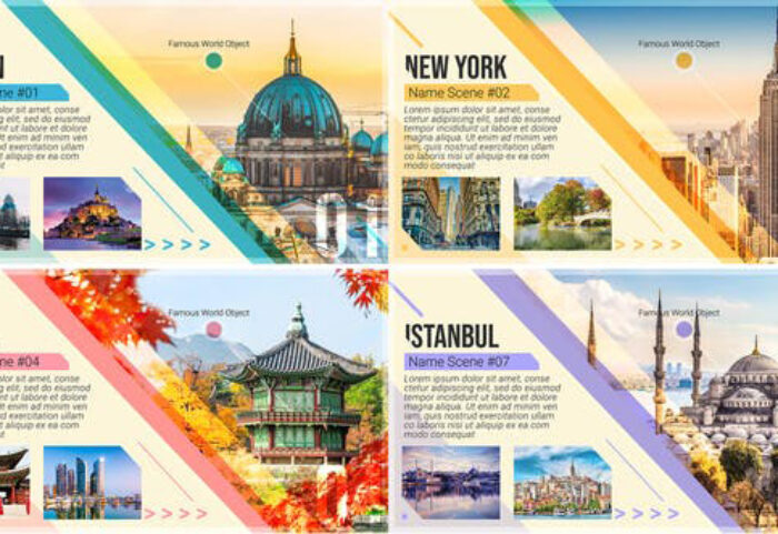 دانلود پروژه افترافکت با موزیک آژانس مسافرتی و تور Travel Guide Promo
