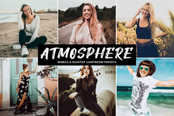 دانلود پریست لایت روم و Camera Raw و اکشن: Atmosphere Mobile Desktop Lightroom Presets