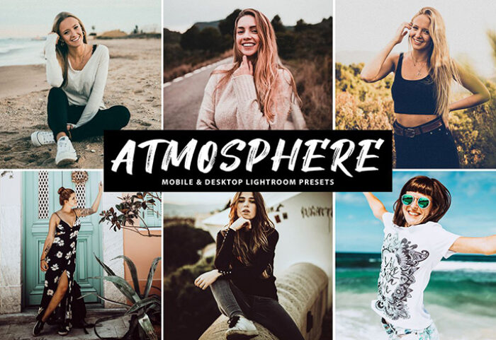 دانلود پریست لایت روم و Camera Raw و اکشن: Atmosphere Mobile Desktop Lightroom Presets