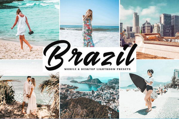 دانلود پریست لایت روم و Camera Raw و اکشن Brazil Lightroom Presets Pack