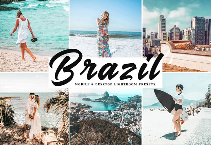 دانلود پریست لایت روم و Camera Raw و اکشن Brazil Lightroom Presets Pack